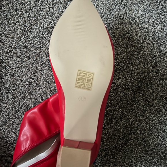 Tall Red Boots - Picture 2 of 2